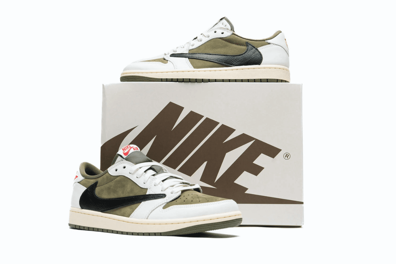 Where to cop: the Travis Scott x Air Jordan 1 Low 'Medium Olive'