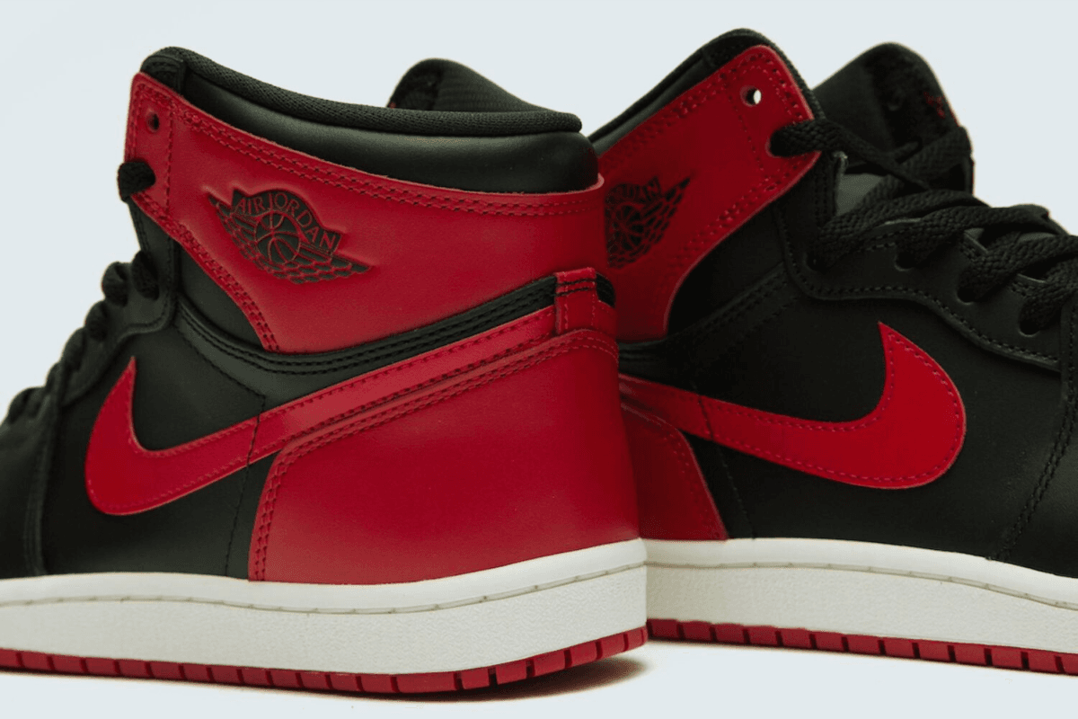 First images of the Air Jordan 1 High '85 'Bred' 2025