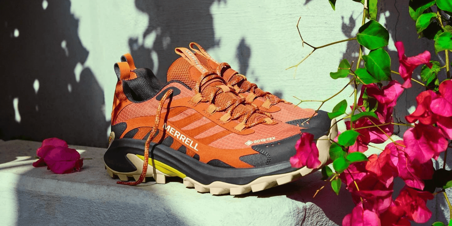 orange merrell sneakers