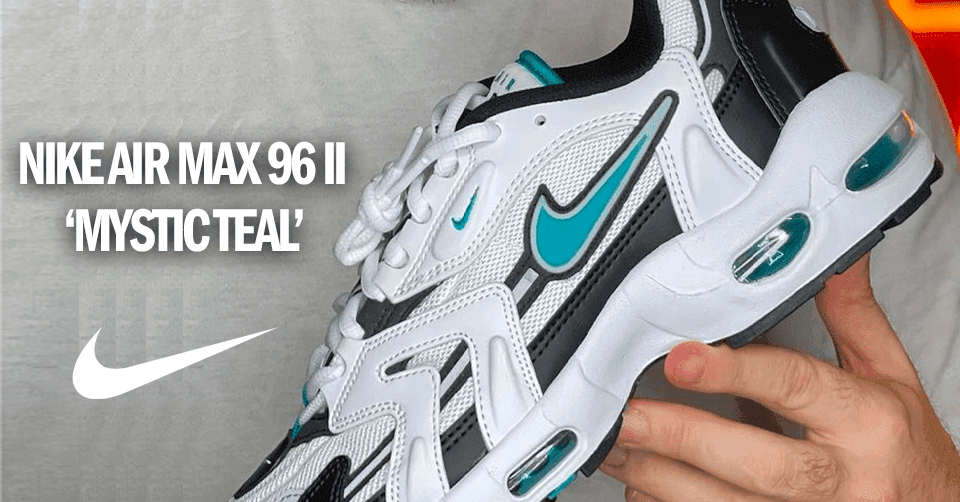 Officiële foto&#8217;s van Air Max 96 II ‘Mystic Teal’