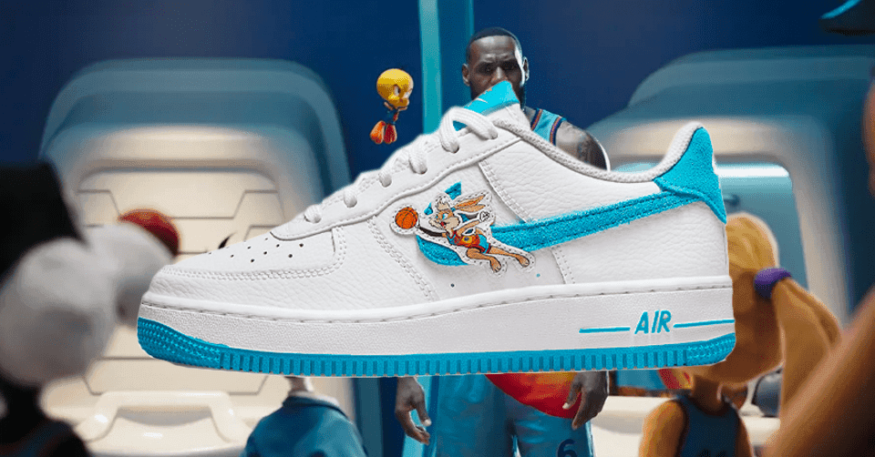 Officiële foto&#8217;s van de Nike Air Force 1 Low Space Jam