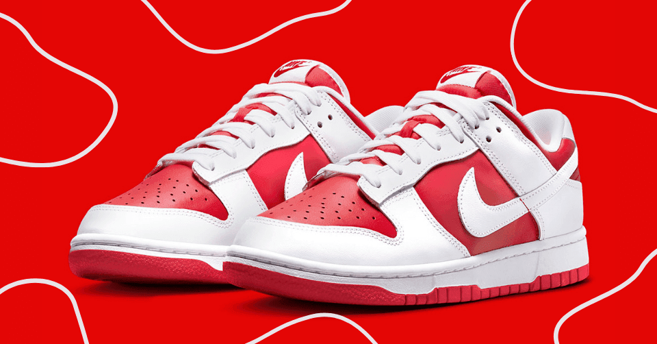 De Nike Dunk Low Retro &#8216;University Red&#8217; dropt op 30 juli