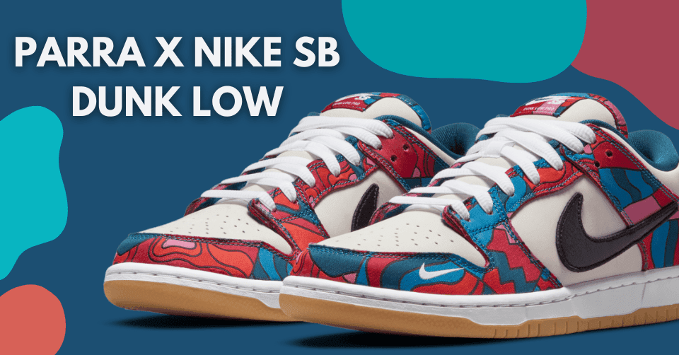 De officiële beelden van de Parra x Nike SB Dunk Low voor de Olympische Spelen