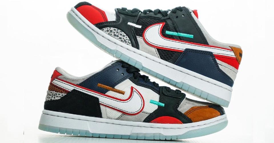 Een derde Nike Dunk Low Scrap duikt op