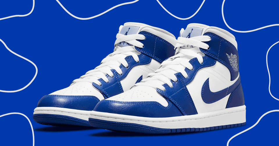 De Air Jordan 1 Mid &#8216;Kentucky Blue&#8217; dropt op 5 augustus 💙