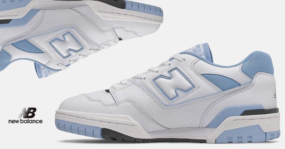 De New Balance 550 gedipt in &#8216;Carolina Blue&#8217;