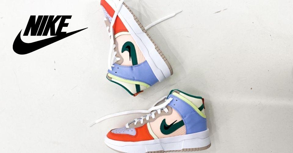 De Nike Dunk High WMNS Rebel &#8216;Cashmere&#8217; krijgt een stoere look