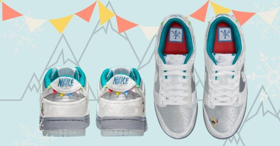 Nike Dunk Low &#8216;Ice&#8217; met winterthema release