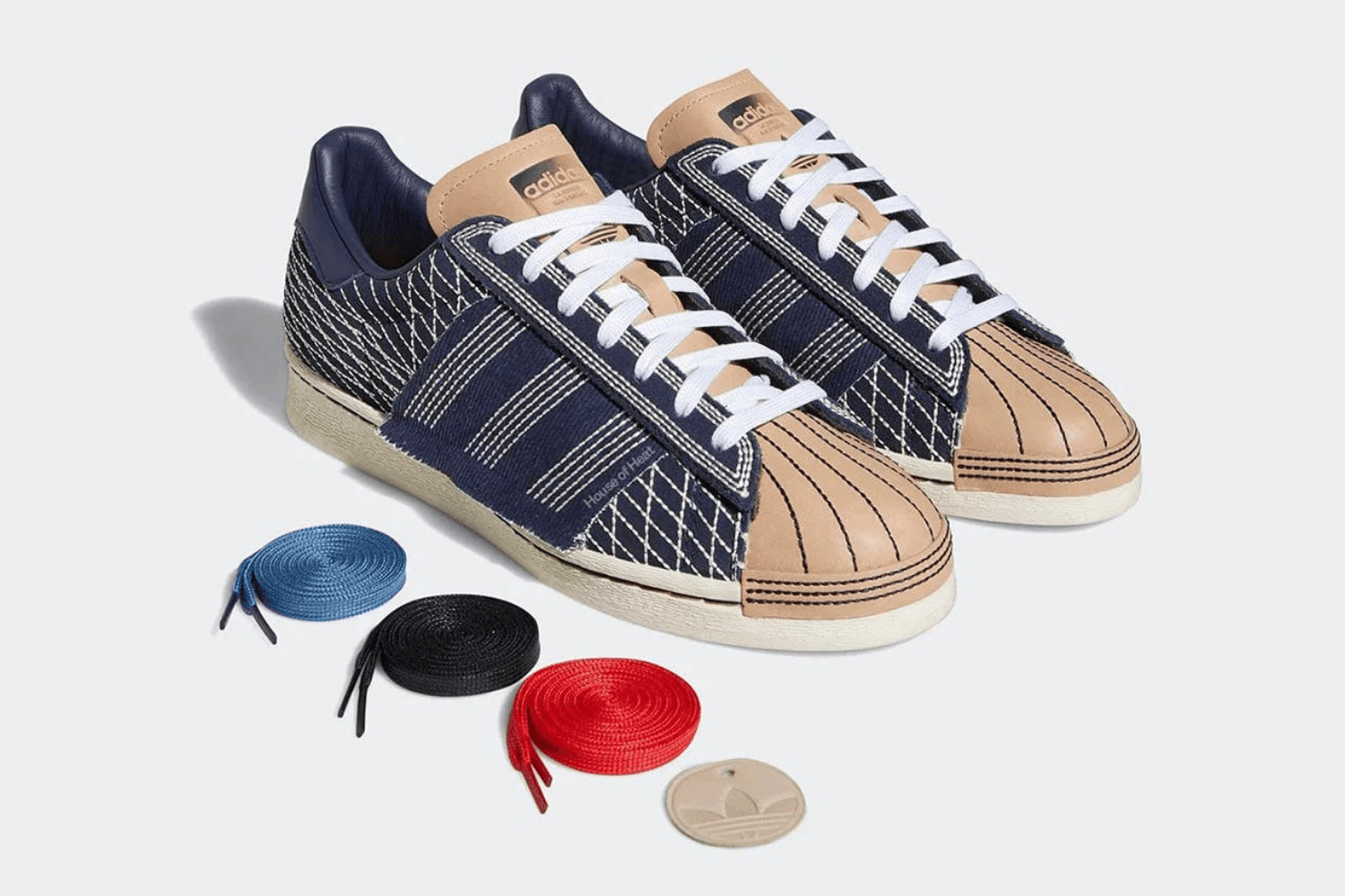 De adidas Superstar 82 krijgt een &#8216;Sashiko&#8217; design