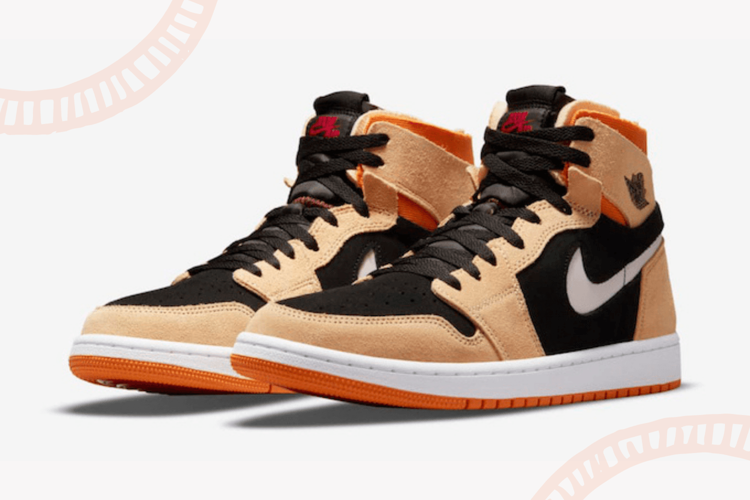 De Nike Air Jordan 1 Zoom CMFT krijgt een oranje jasje