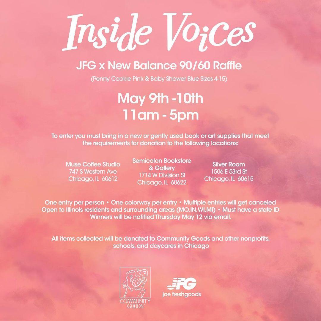 Joe Freshgoods x New Balance 9060 Inside Voices