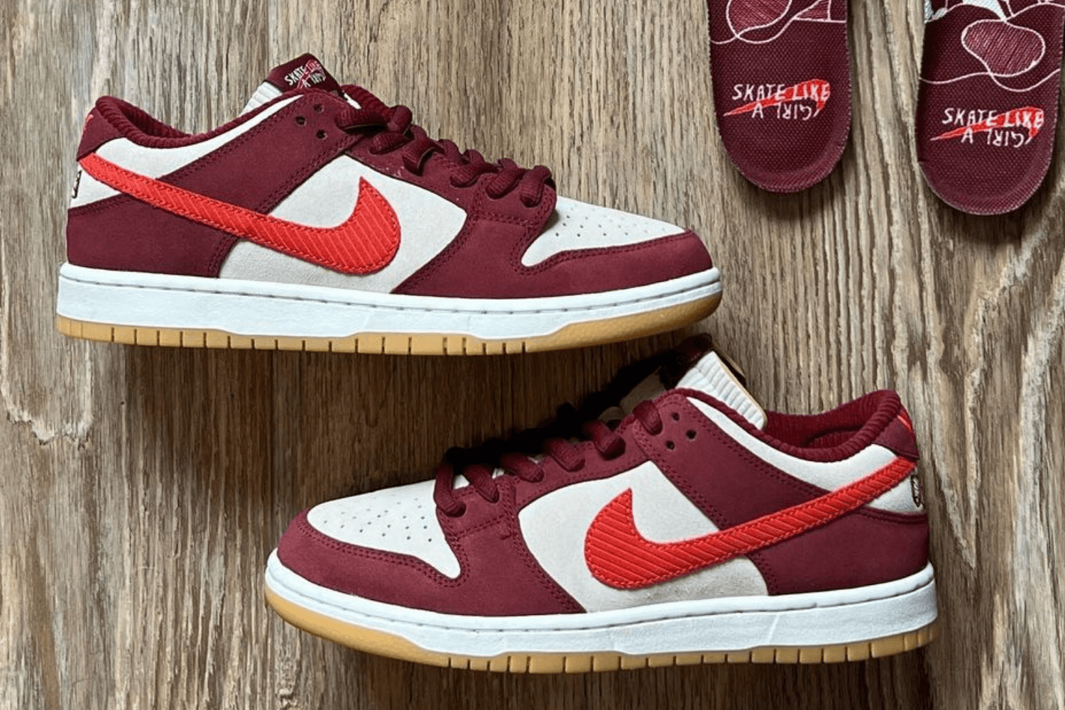 Eerste beelden Nike SB Dunk Low x Skate Like a Girl