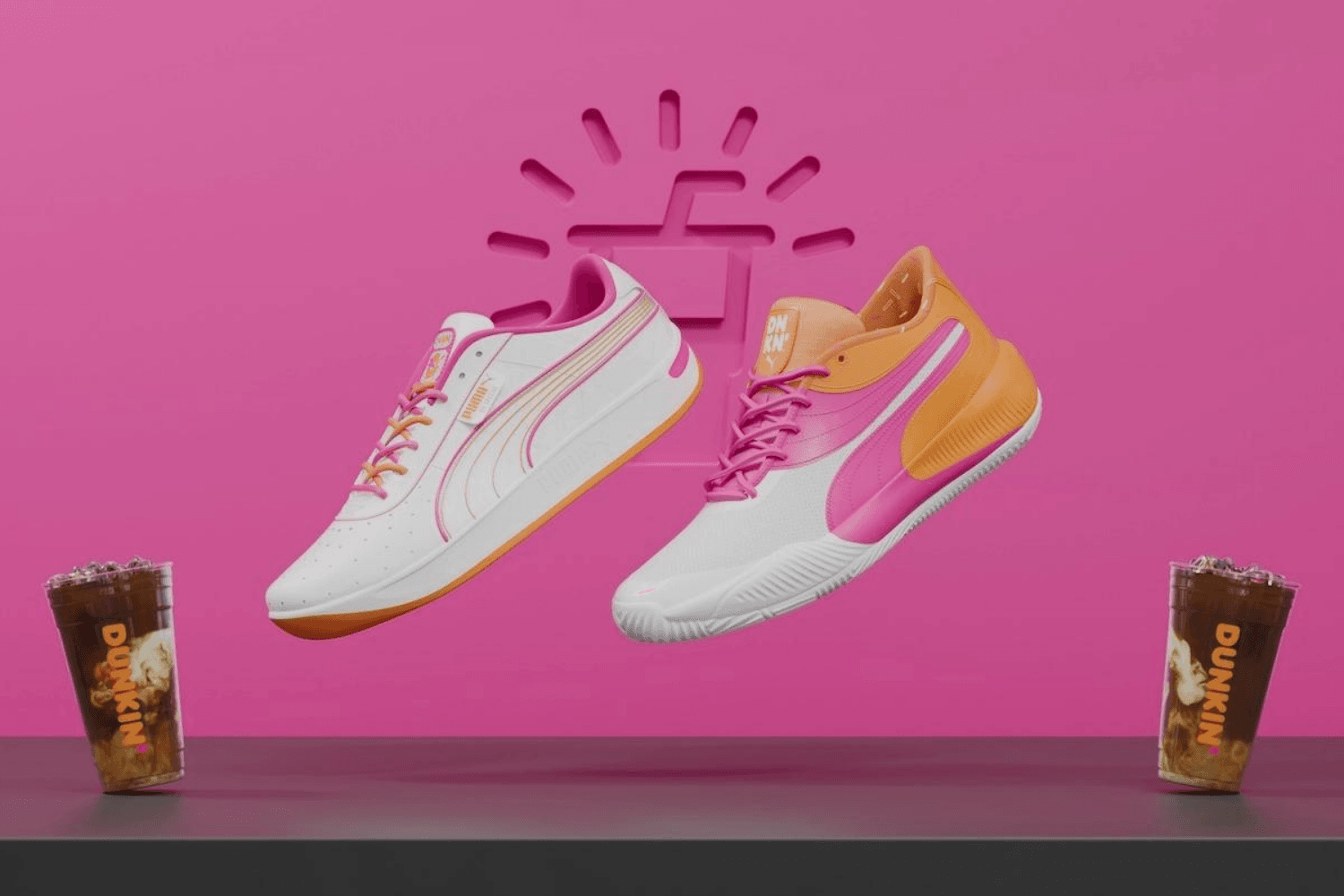 PUMA x Dunkin&#8217; collab zal releasen op &#8216;Iced Coffee Day&#8217;