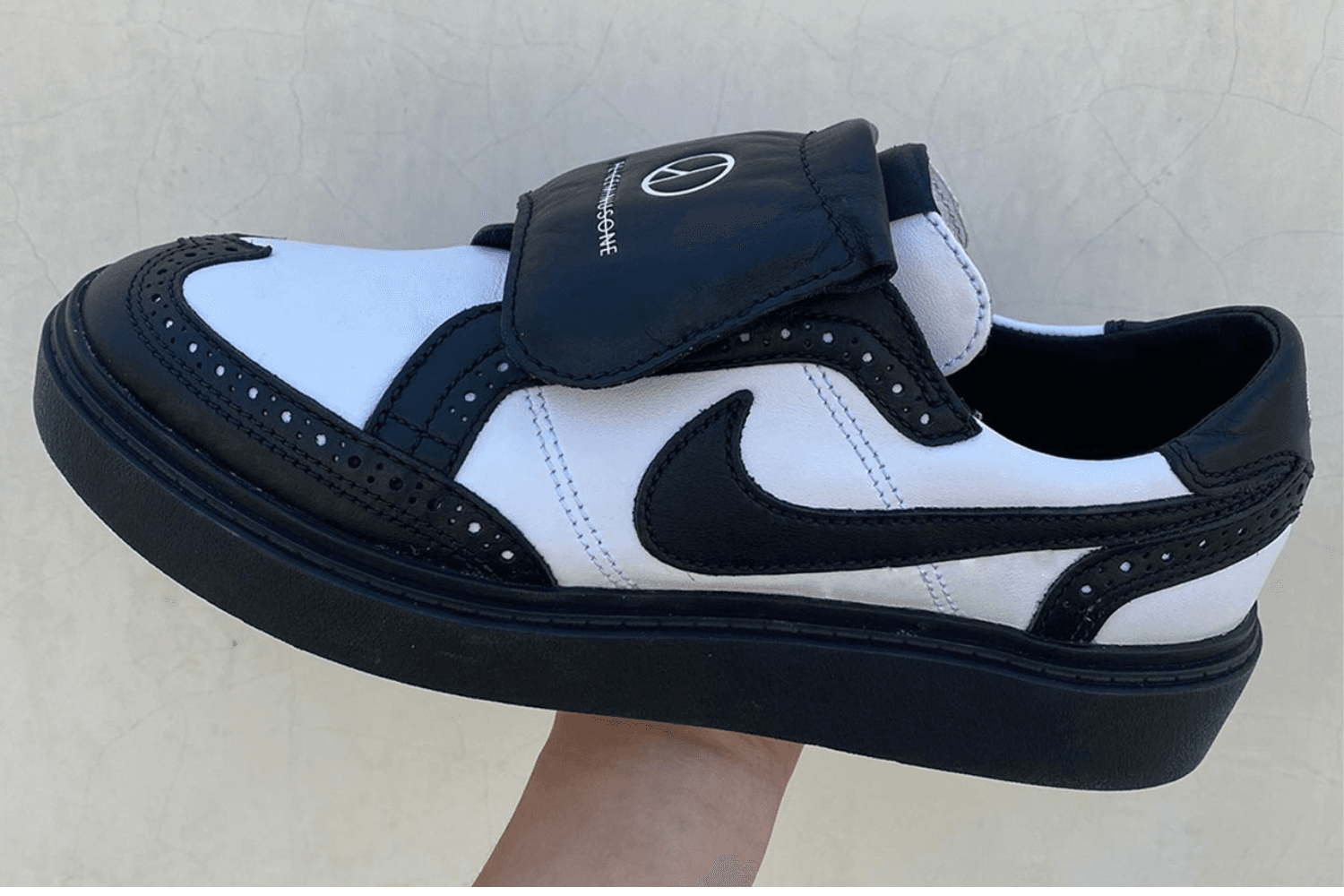 In-hand look PEACEMINUSONE​​​​​​​ x Nike Kwondo 1 &#8216;Panda&#8217;