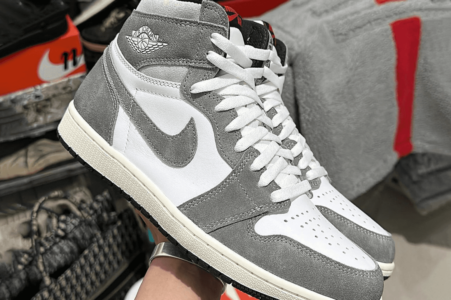 Eerste beelden van de Air Jordan 1 &#8216;Washed Black&#8217;