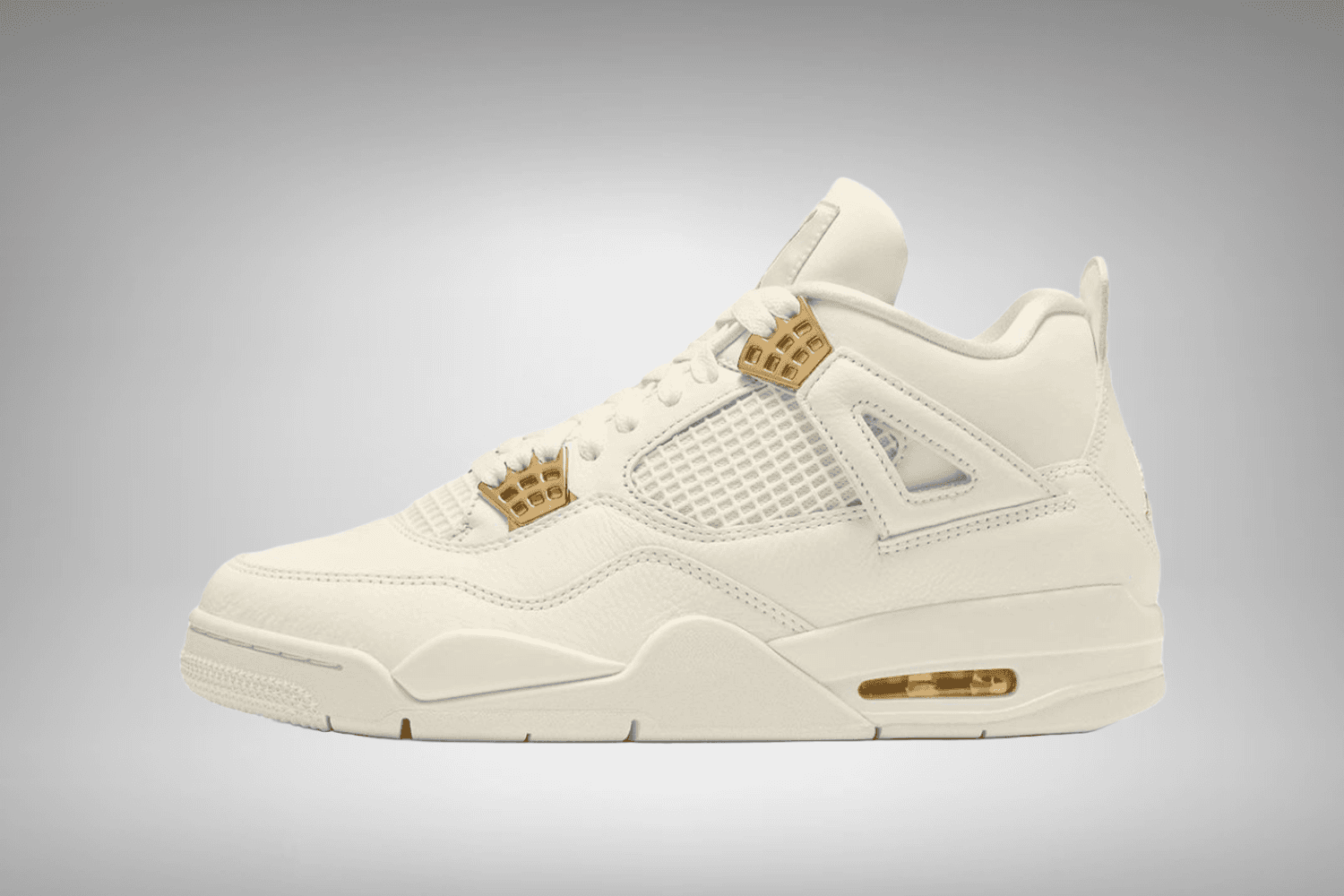 De Air Jordan 4 WMNS &#8216;Sail&#8217; wordt in 2024 verwacht