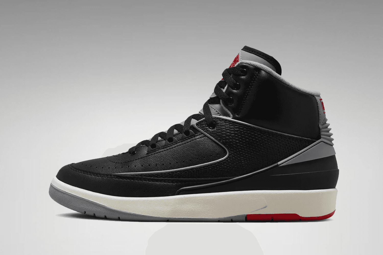 De &#8216;Black Cement&#8217; colorway keert terug op de Air Jordan 2