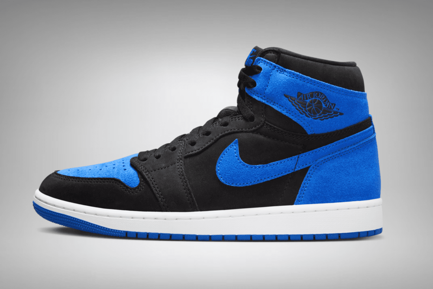 Officiële beelden van de Air Jordan 1 High &#8216;Royal Reimagined&#8217;