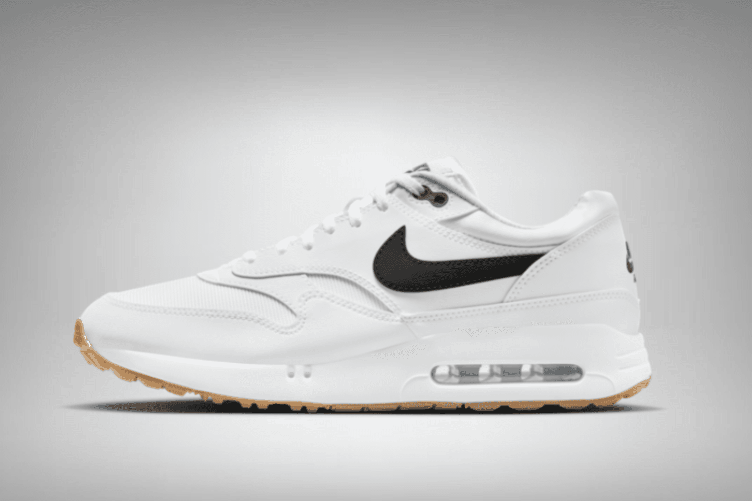 Officiële beelden van de Nike Air Max 1 &#8217;86 OG Golf &#8216;White Black Gum&#8217;