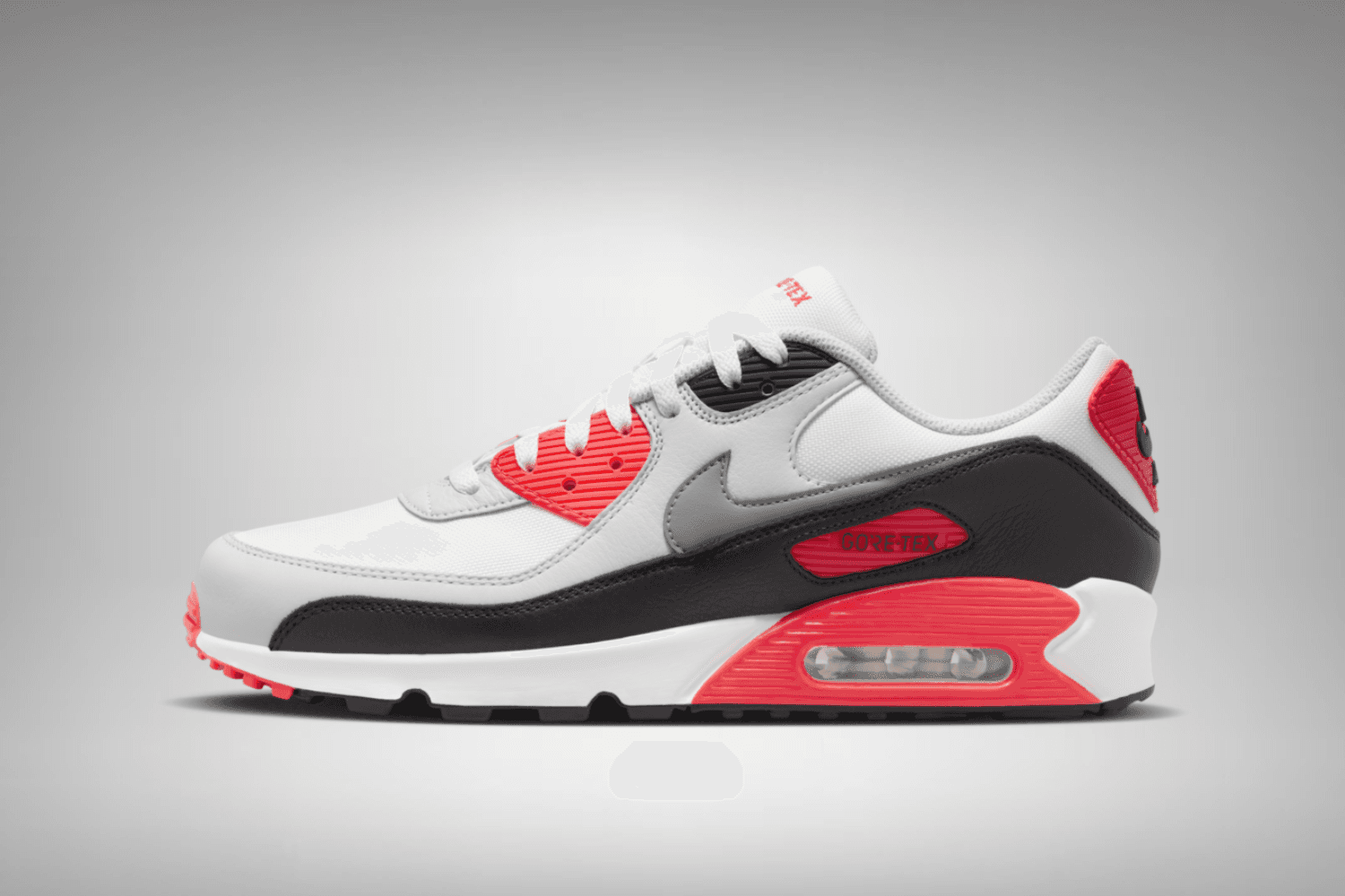 Nike Air Max 90 Gore-Tex &#8216;Bright Crimson&#8217; wordt in 2024 verwacht