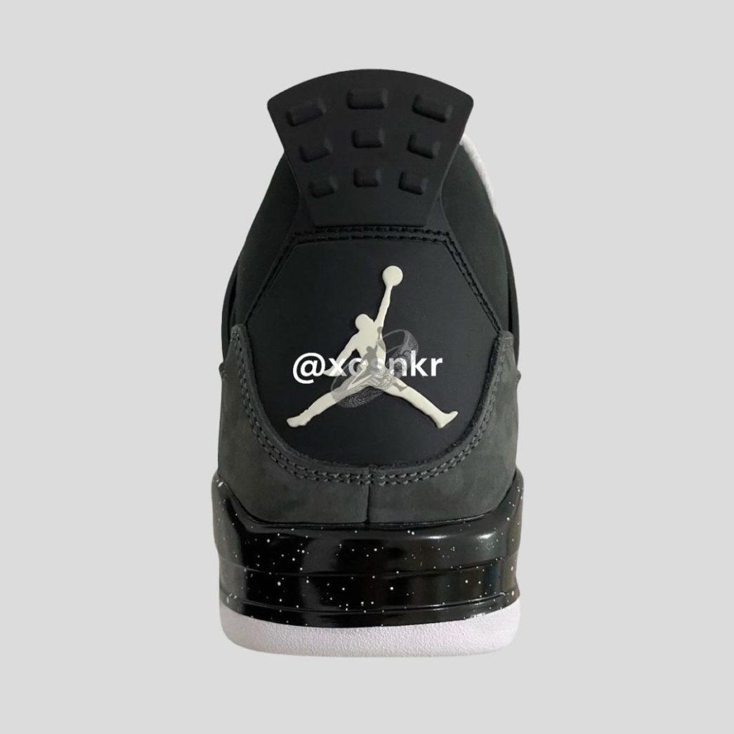 air jordan 4 fear 2024 heel view