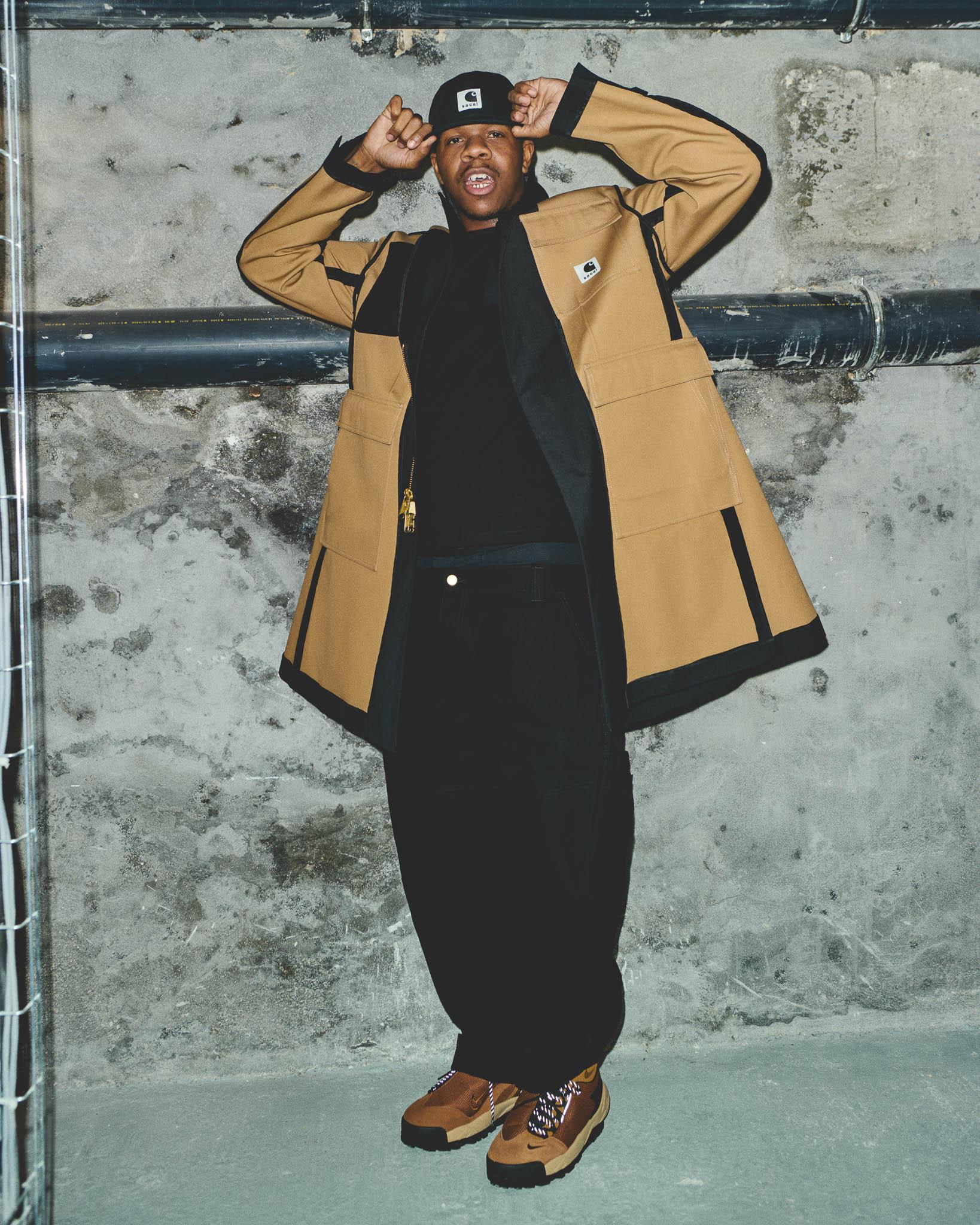 sacai x Carhartt WIP outfit