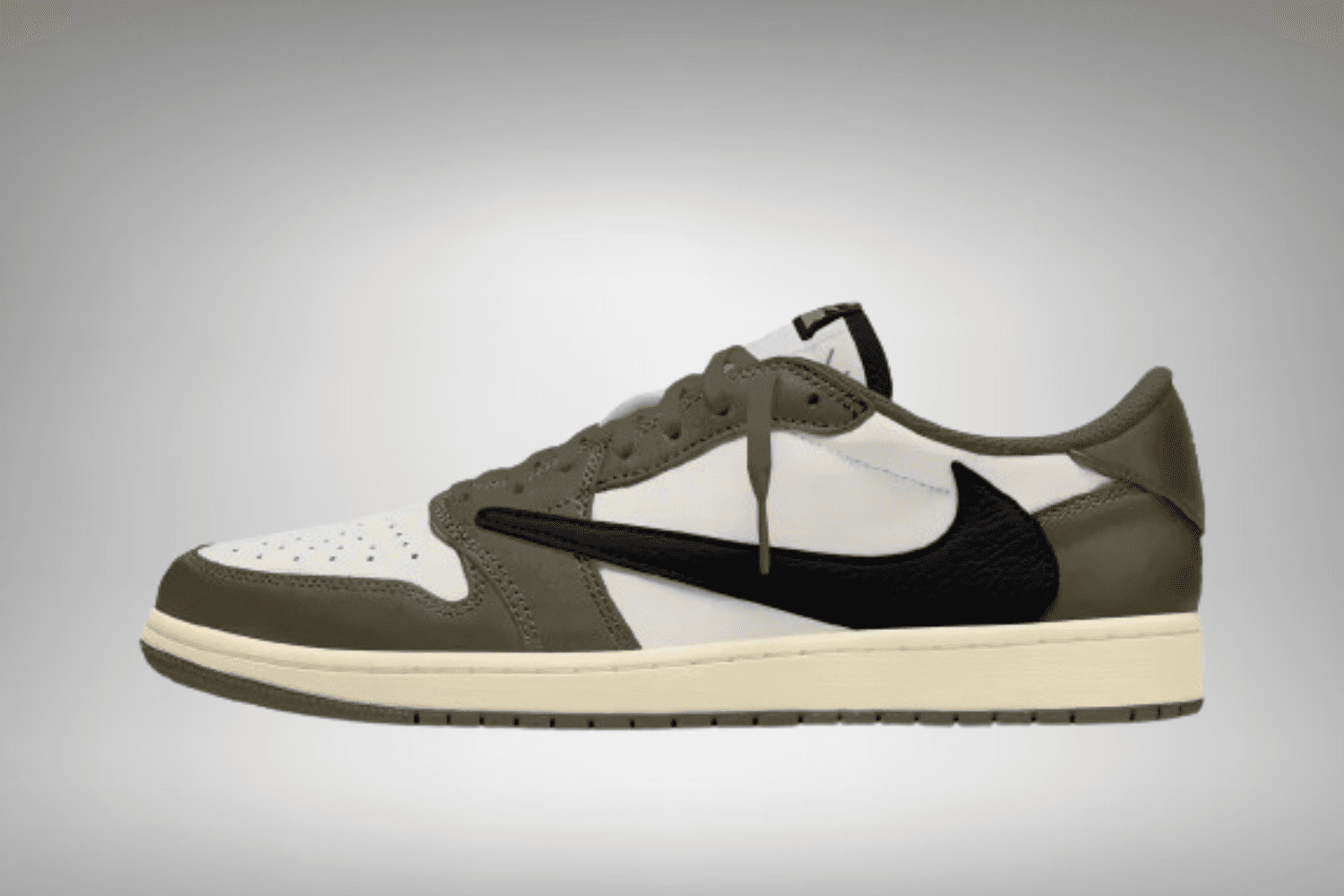 Travis Scott x Air Jordan 1 Low OG verschijnt in een &#8216;Medium Olive&#8217; colorway