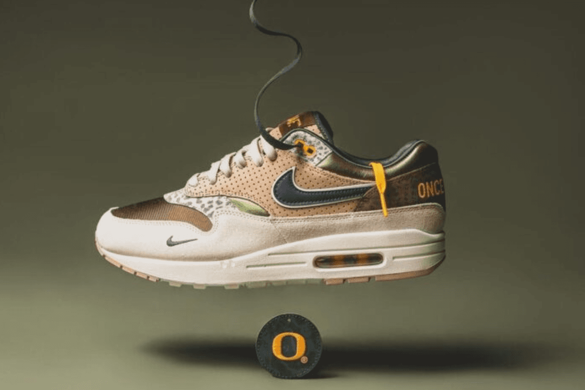 Division Street x Nike Air Max 1 &#8216;University of Oregon&#8217; dropt op Air Max Day