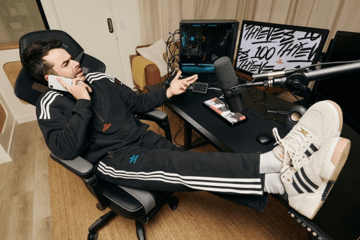 Gaming lifestyle merk 100 Thieves debuteert samenwerking met adidas Originals