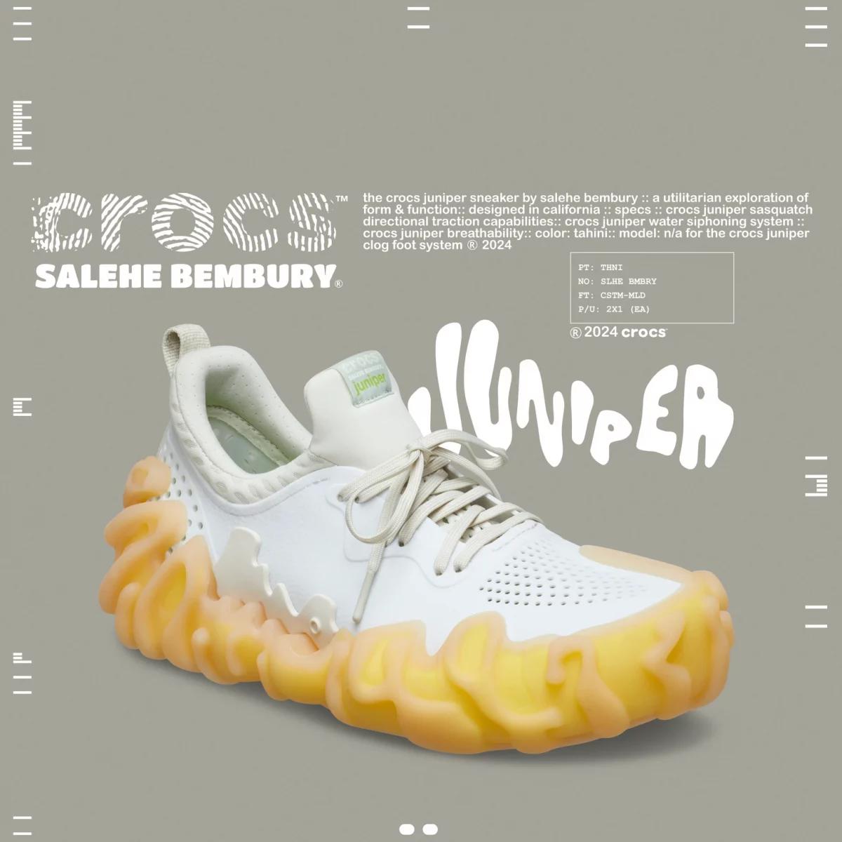 Salehe Bembury x Crocs Juniper 'Tahini'