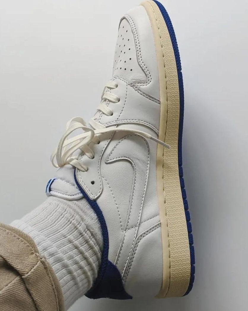 Travis Scott x Fragment x Air Jordan 1 Low OG 'Military Blue'