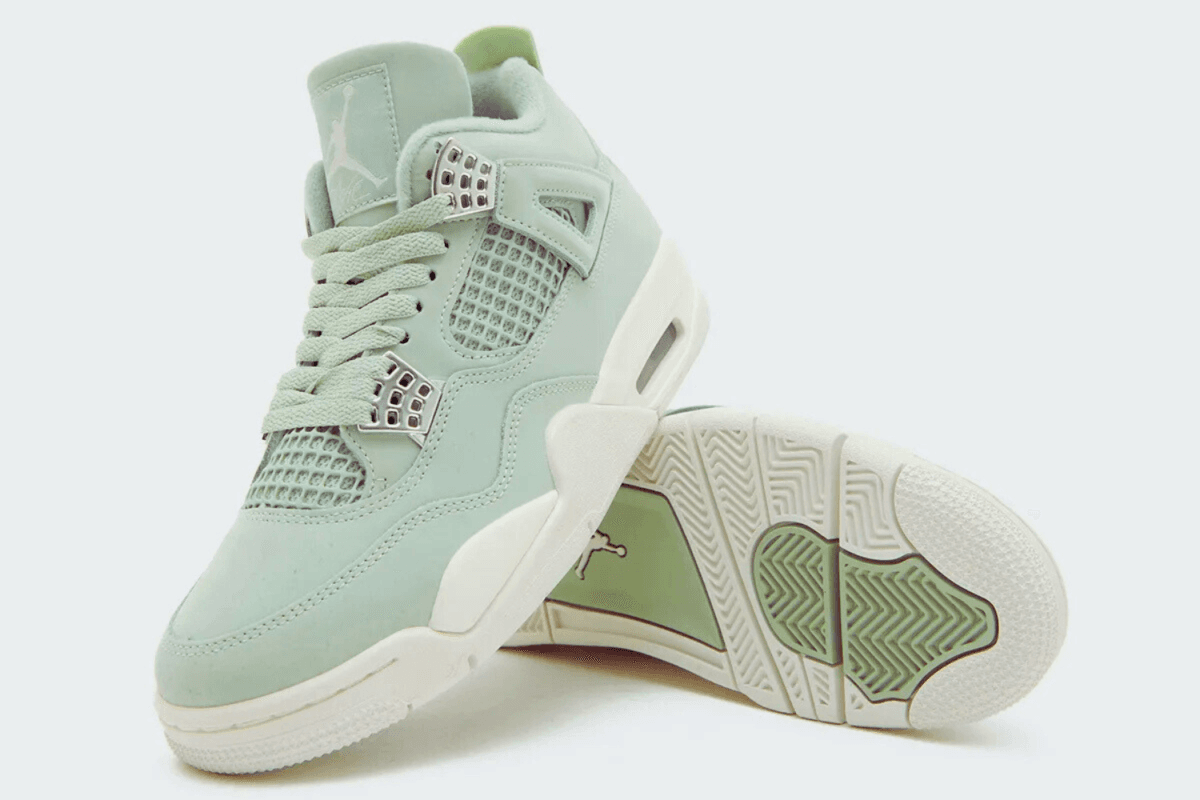 Eerste blik op de Air Jordan 4 WMNS &#8216;Seafoam&#8217;