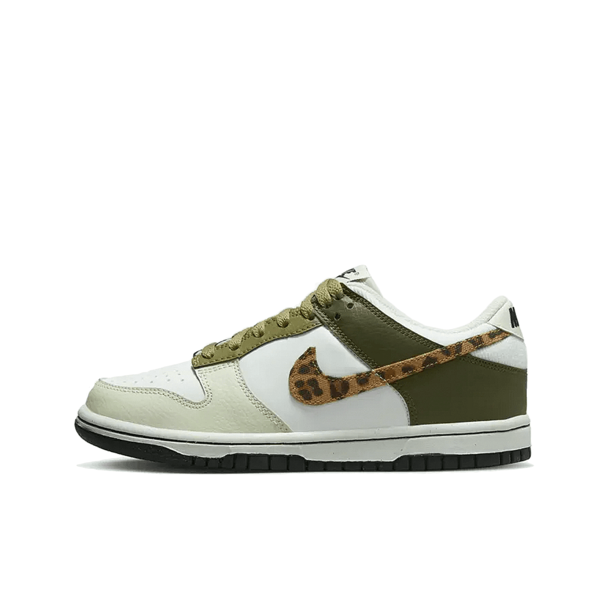 Nike Dunk Low GS 'Rough Green' - Leopard