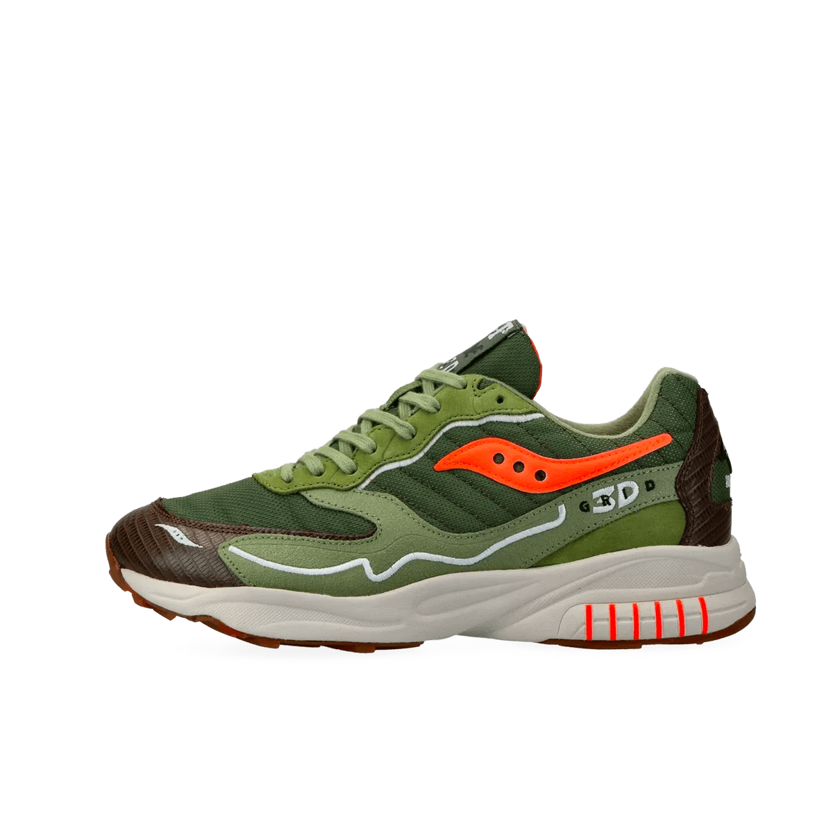 Maybe Tomorrow x Saucony Grid 3D Hurricane 'Green'