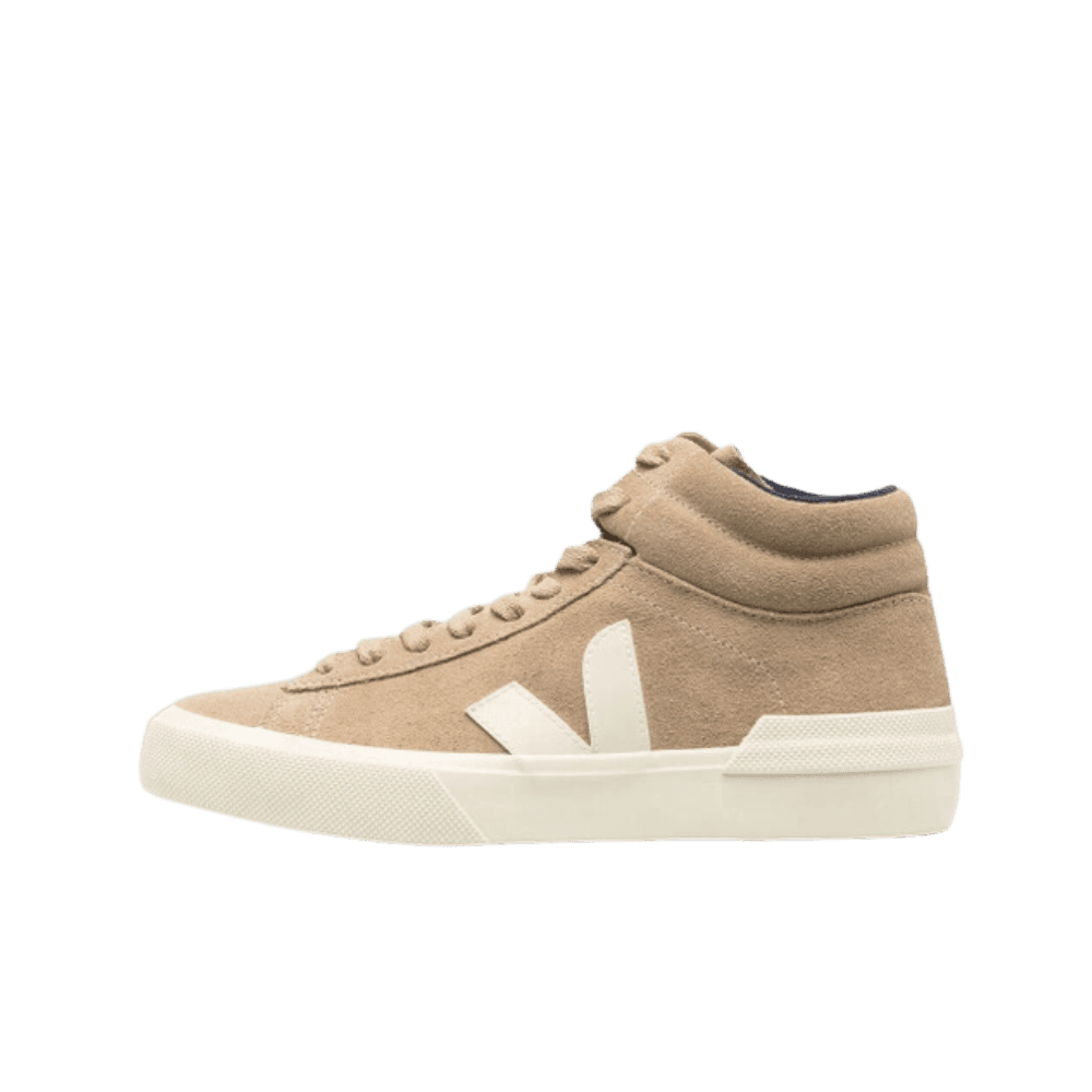 VEJA V-logo suede hi-top