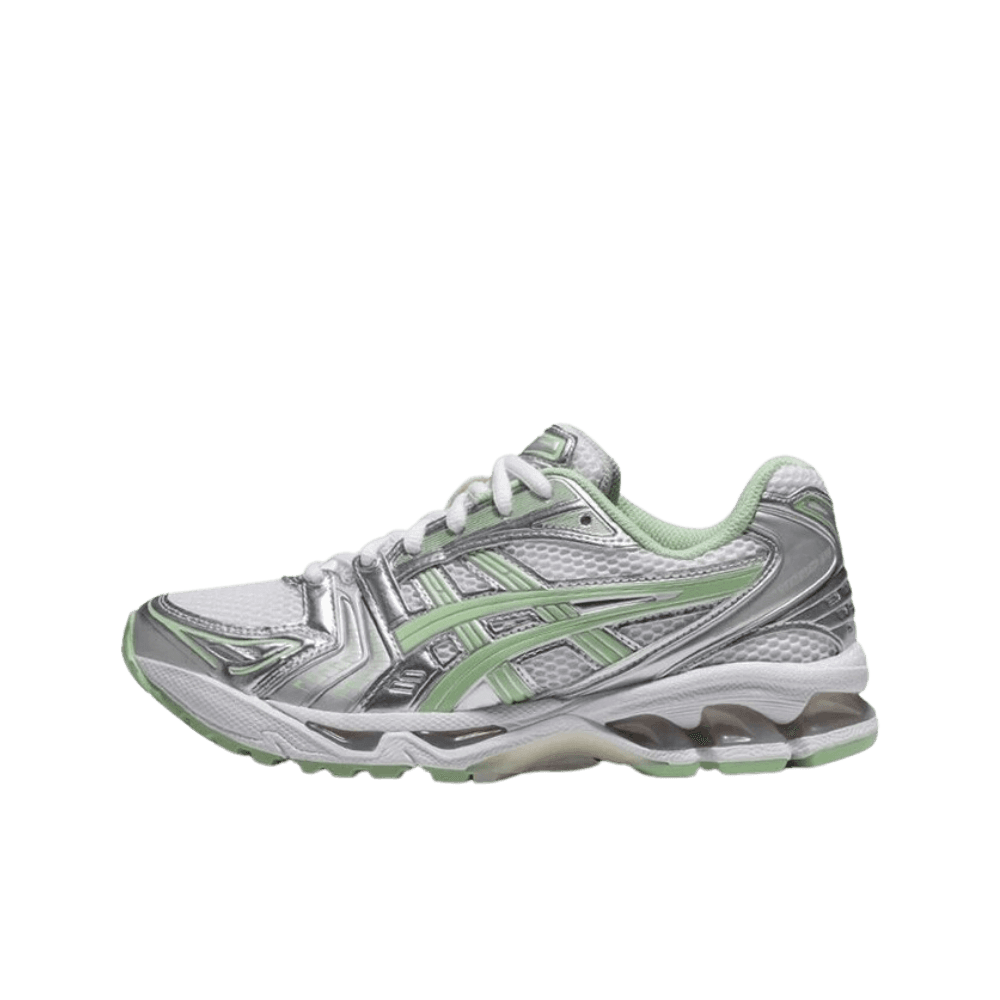 ASICS Womens WMNS Gel-Kayano 14 Silver Green Athletic