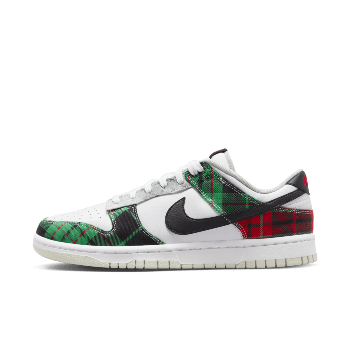 Nike Dunk Low 'White' - Plaid Pack