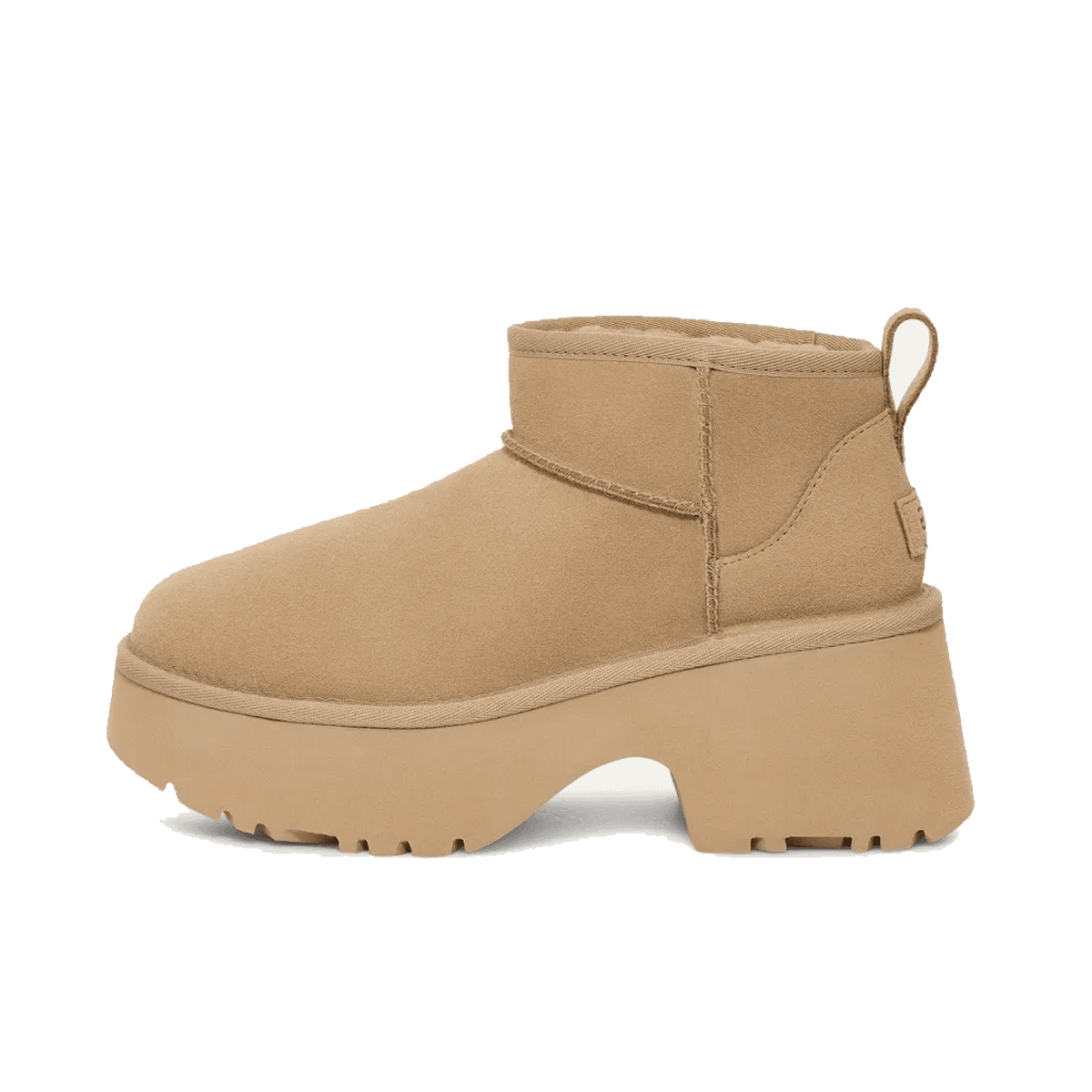 UGG® Classic Ultra Mini New Heights Boot 'Mustard Seed'