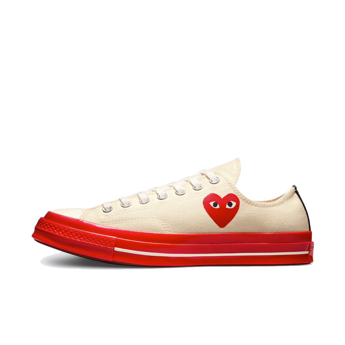 Comme des Garçons x Converse Chuck 70 Lo 'Egret' - Red Sole