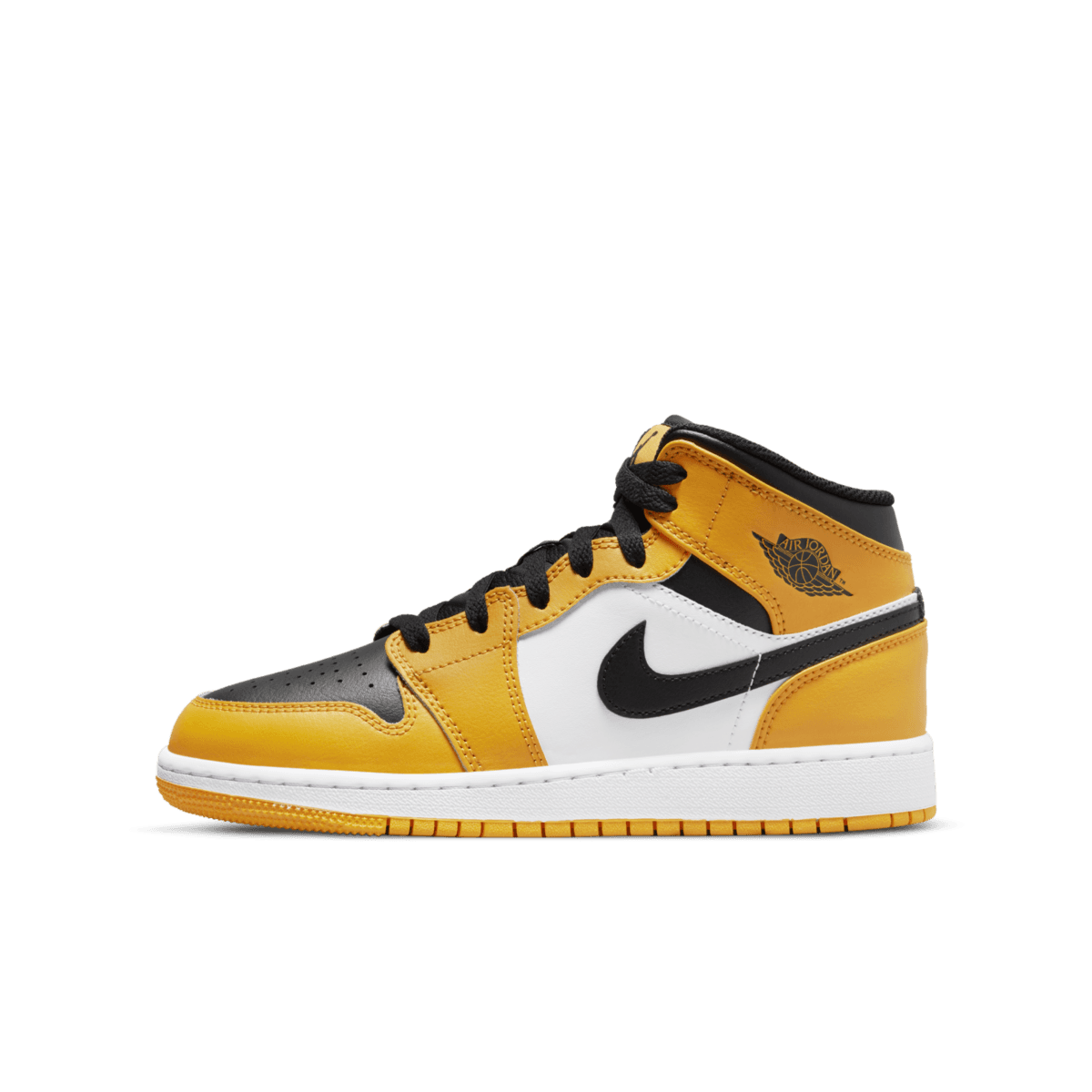 Air Jordan 1 Mid GS 'Yellow Toe'