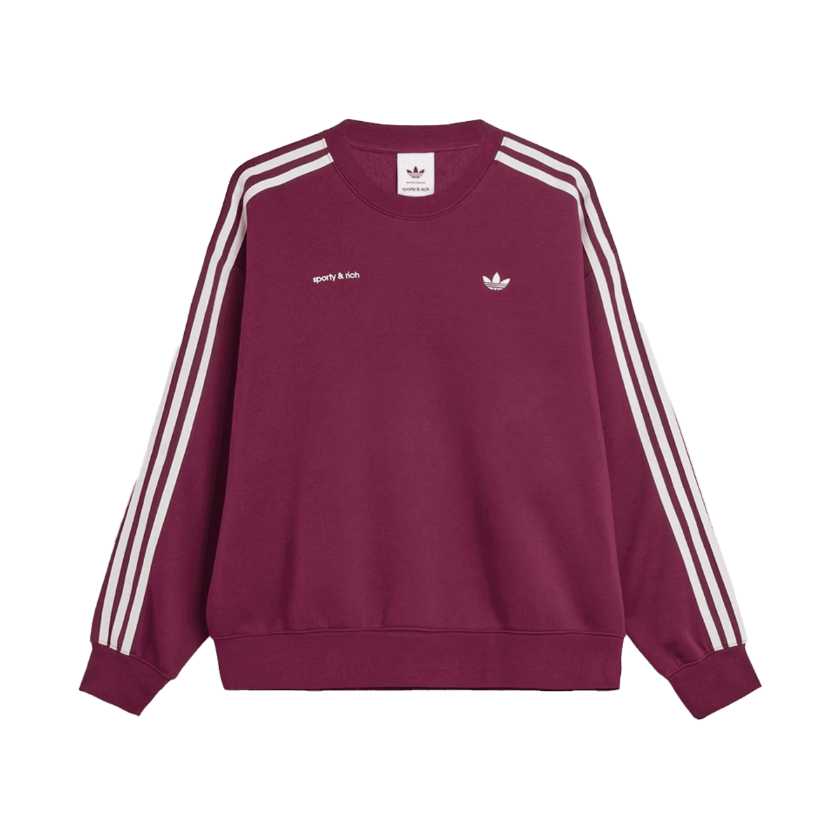 Sporty & Rich x adidas Sweatshirt WMNS 'Maroon'