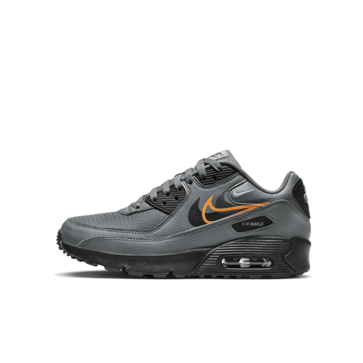 Nike Air Max 90 GS 'Multi Swoosh Grey'