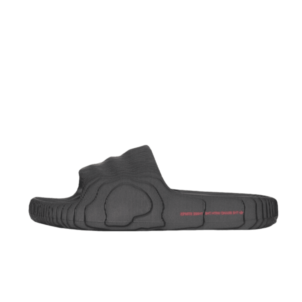 adidas Adilette 22 Slides 'Black Better Scarlet'