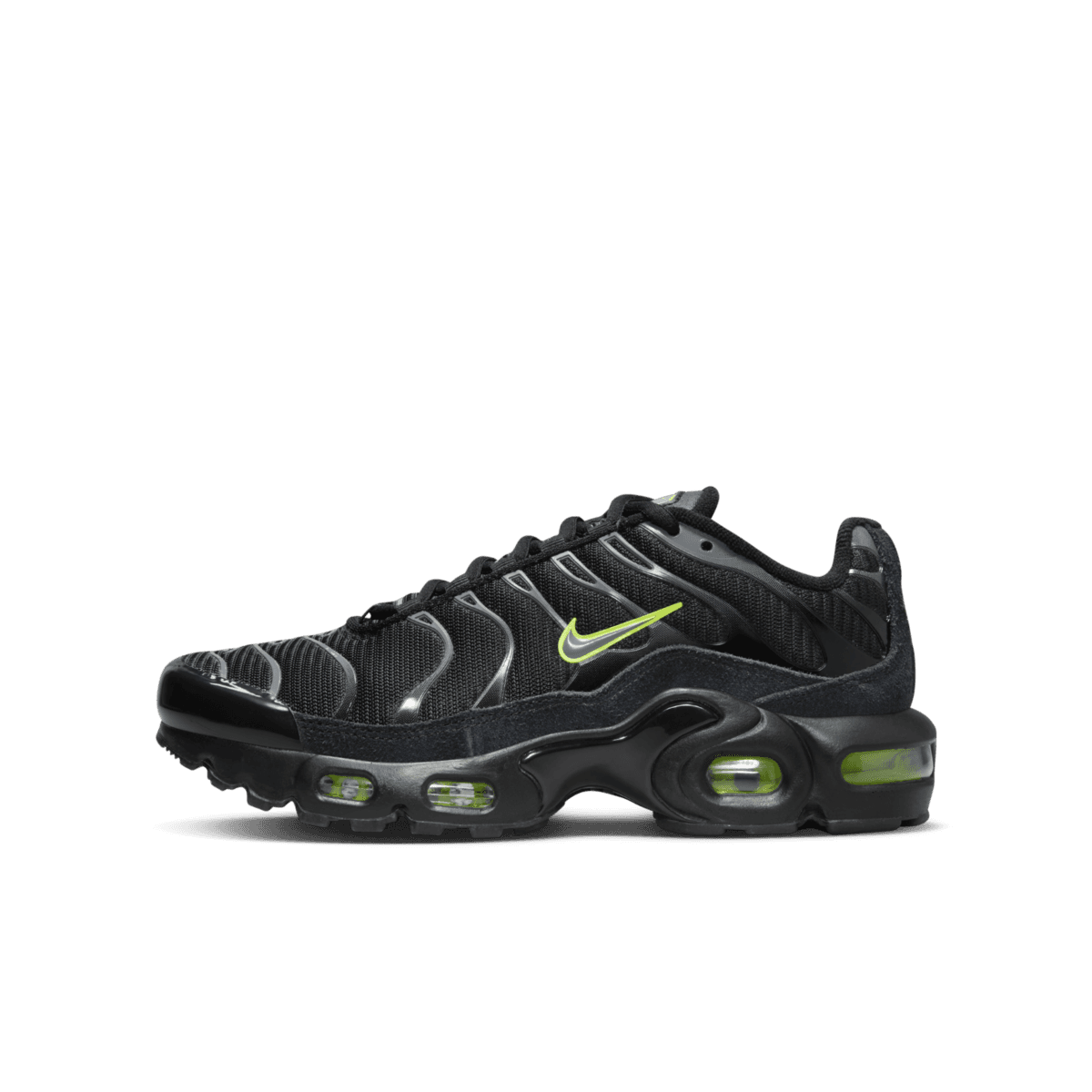 Nike Air Max Plus GS 'Black Volt'