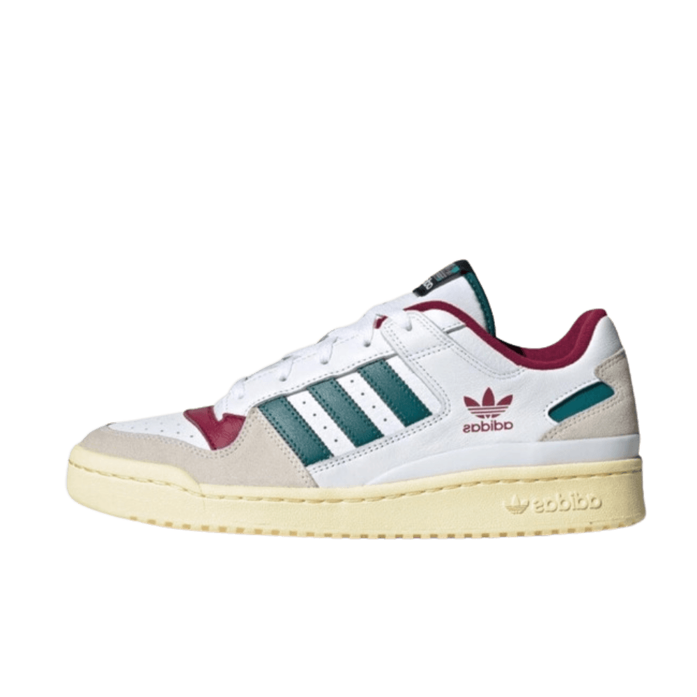 adidas Forum Low White Teal Burgundy