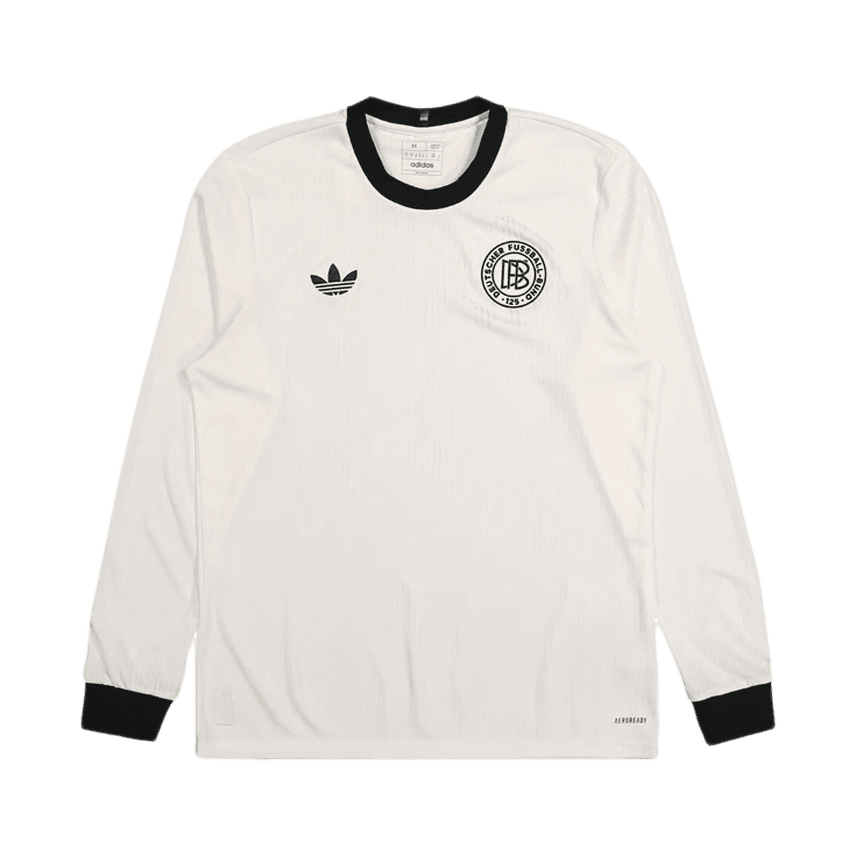 adidas Deutschland Longsleeve Jersey 'White' - 125th Anniversary