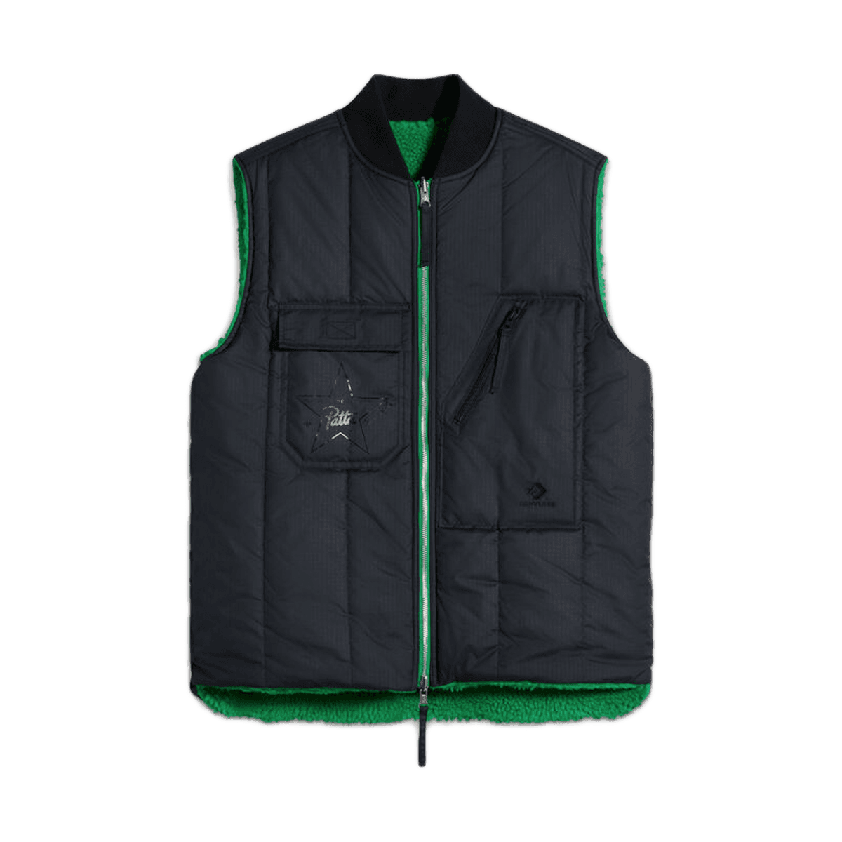 Patta x Converse Reversible Vest 'Black & Jolly Green'