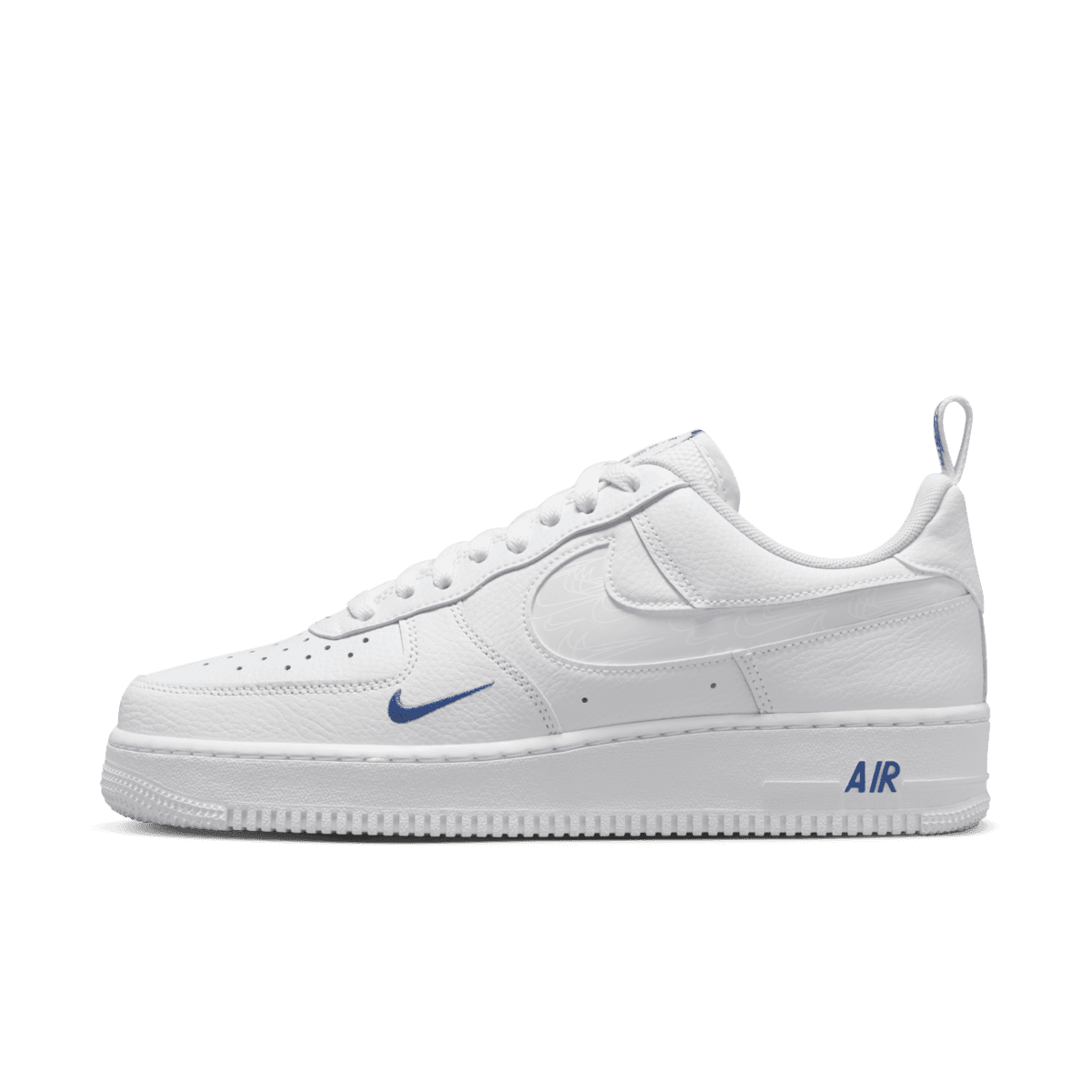 Nike Air Force 1 Low Reflective Swoosh White Blue