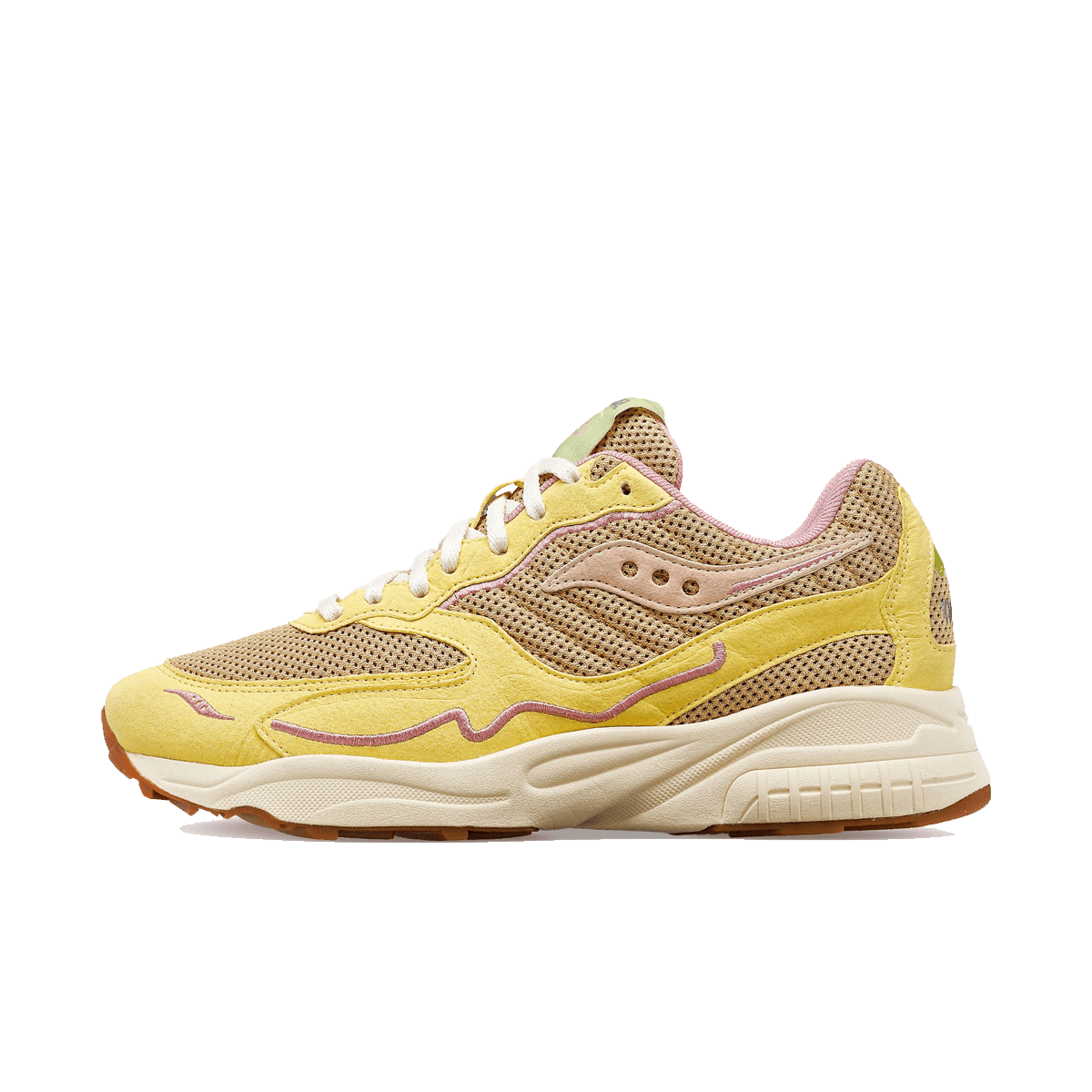 Saucony 3D Grid Hurricane 'Light Yellow' - Mushroom Pack