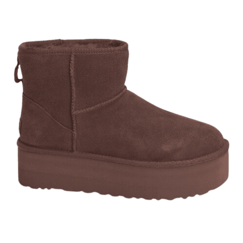 Damen Schneestiefel Braun UGG W CLASSIC MINI PLATFORM